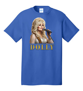 Dolly Parton T-shirt - Illustration Portrait Likeness of Country Music Singer Dolly Parton