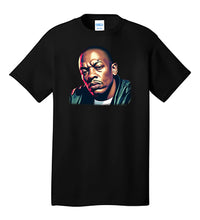 Load image into Gallery viewer, Dr Dre T-shirt - Illustration Portrait Likeness of Rap Hip Hop Star Singer Dr Dre