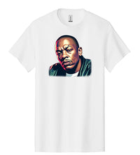 Load image into Gallery viewer, Dr Dre T-shirt - Illustration Portrait Likeness of Rap Hip Hop Star Singer Dr Dre