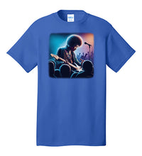 Load image into Gallery viewer, Illustration Likeness of Jimi Hendrix T-shirt 1960&#39;s Classic Rock Music Singer Guitar Player