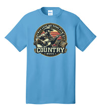Load image into Gallery viewer, Love Me Some Country Music T-Shirt Singer Wearing Cowboy Hat Playing Guitar