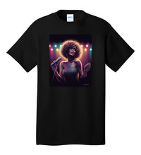 Load image into Gallery viewer, Illustration Likeness of Whitney Houston T-Shirt R &amp; B Pop Singer Whitney