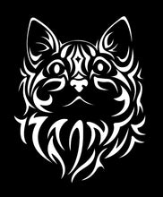 Load image into Gallery viewer, TRIBAL CAT Vinyl Decal Stickers for Cars, Windows, Signs, Etc.