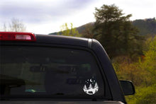 Load image into Gallery viewer, Bear Forest Trees and Moon Vinyl Decal Sticker for Cars, Windows, Signs, Etc.