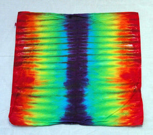New Tie Dye Bandanna - 22 inch 100% Cotton - Rainbow Stripes