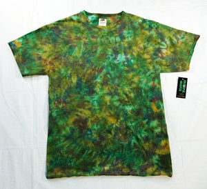 Adult Tie-Dye Short Sleeve T-Shirt 100% Cotton - Camo Camouflage Marble