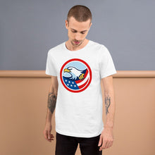 Load image into Gallery viewer, Retro American Flag Bald Eagle Short-Sleeve Unisex T-Shirt