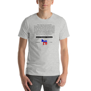 JFK John F Kennedy Liberal Quote Short-Sleeve Unisex T-Shirt
