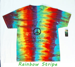 It's A Hippie Thing You Wouldn't Understand Printed Tie-Dye T-shirt