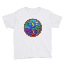 Load image into Gallery viewer, Youth Colorful Yin Yang Sun Moon Air Water Short Sleeve T-Shirt