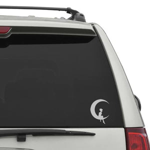 LADY MOON Vinyl Decal Stickers for Cars, Windows, Signs, Etc.