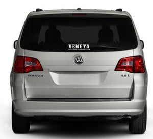 Veneta Oregon Vinyl Decal Sticker - For Cars, Windows, Doors, Signs, etc.